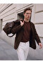 Southblue Brown Standard Fit Men's Blazer Jacket