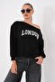 Women's Boat Neck London Printed Sweatshirt 265114 - 3