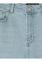 Alita City Lcw Modest Indigo Denim Straight Wideleg High Waist Wide Leg Women's Jean Pants - 6