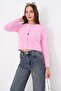 Women's Button Closure Bearded Knitwear Knitted Cardigan 265038 - 3