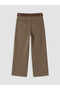 Lcw Jeans Brown Belted Wideleg Women's Jean Pants - 3