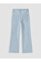 Two Mt Shop Quality Indigo Flare Girls' Jean Pants - 3