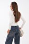 Women's Button Closure Bearded Knitwear Knitted Cardigan 265038 - 5