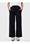 Two Mt Shop Quality Lcw Vision Black 3 Thread Plain Standard & Regular Women's Sweatpants - 2