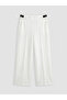 Two Mt Shop Quality Lcw Everyday Ecru Diving Fabric Plain Standard & Regular Women's Sweatpants - 5