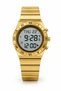 ALAZAN AL-SALAH AL-3100 Digital Wrist Watch for Men – Gold-Tone Metal Bracelet, Round Display, Roman Numeral Bezel - 5