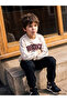 Lcw Kids White Embroidered Boys' Sweatshirt