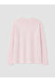 Lcw Kids Pink Crew Neck Printed Girls Pajama Set - 5