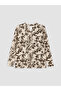 Lcw Grace Brown Collared Floral Blouse - 5