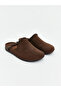 Lcw Steps Brown Plush Men's House Slippers