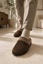 Men's Corduroy Plush Wool Inside Non-Slip Sole Warm Home Slippers - 3