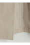 Beige Belted Women's Gabardine Trench Coat - 8