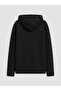 Lcw Kids Black Hooded Printed Boy's Zip-Up Sweatshirt - 5