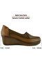 Priscilla Taba Genuine Calfskin Stretch Wedge Heeled Casual Shoes - 5