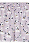 Lilac Printed Girls' Pajama Set - 7