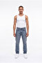 Men's Regular Fit Jean Trousers Blue