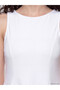 Lcw Petite White Crew Neck Peplum Blouse - 2
