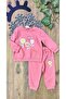 Baby Girl Long Sleeve Spring Floral Patterned Set - 2
