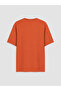 Lcw Vision Orange Crew Neck Printed Men's T-Shirt - 6