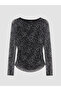 Timeless Clothing & Timeless Choices Wide Roba Collar Leopard Embroidered Blouse - 6