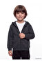 Two Mt Shop Quality Lcw Kids Anthracite 3 Thread Plain Standard & Regular Boys' Zippered Sweatshirt - 2