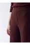 Women's Corded Knitwear Trousers with Waist Cord from Uzg Store for Style Enthusiasts - 4