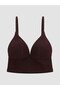 Lcw Dream Brown Non-Wired Non-Padded Glitter Bralet
