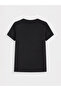 Lcw Everyday Black Printed Soft Touch Women's T-Shirt - 2