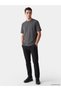 Peak New Season Anthracite Crew Neck Printed Men's T-Shirt - 2