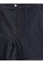Lcwaikiki Classic Indigo High Waist Women's Jean Shorts - 3
