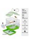Premium Hanging Bird Cage Green 30 x 26 x 39 cm Round Aviary Cage with Removable Cleaning Tray External Feeder Cups Activity Ring and Wood Perch for Finches Canaries Budgies and Small Birds - 3