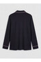 Lcw Dream Black Shirt Collar Women's Pajama Set - 7