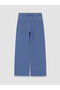 Ozmarka New Season Indigo Wideleg Polka Dot Girls' Jean Pants - 5