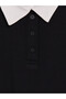 Two Mt Shop Quality Lcw Everyday Black Interlock Plain Standard & Regular Short Sleeve Women's T-Shirt - 6