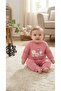 Baby Girl Long Sleeve Spring Floral Patterned Set
