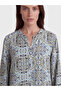 Lcw Grace Ecru Collared Patterned Blouse - 3