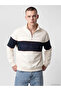 Esvab • Modern & Distinctive Stand Collar London Embroidered Men's Thick Sweatshirt - 2