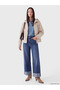 Two Mt Shop Quality Lcw Everyday Beige Hooded Oversize Women's Raincoat - 2