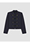 I Decorated Buttoned Women's Gabardine Jacket from Freezen Store - 3