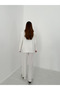 Ecru Button Detailed Oversized Muslin Set - 3