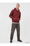 Xside Burgundy Men's Thick Hoodie - 2