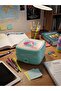 Mermaid Design Multi-Compartment Bento Kids Lunch Box - School and Daycare Lunch Box (Mint/Pink) - 4