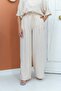 Beige V-Neck Suit - 3