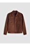 I Standart Fit Shirt Roba Collar Men's Suede Coat from Freezen Store - 7