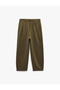 Normal Waist Lace-Up Three-Thread Pocket Sweatpants - 6