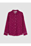 Lcw Dream Red Shirt Collar Patterned Women's Pajama Set - 6
