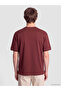 Xside Brown Crew Neck Men's T-Shirt - 4