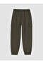 Lcw Kids Green Boys Gabardine Cargo Pants with Nevavm Difference - 3