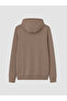 Lcwaikiki Classic Brown Hooded Men's Zipper Sweatshirt - 2