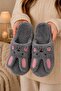 Women's Cute Rabbit Design, Warm, Plush House Slippers